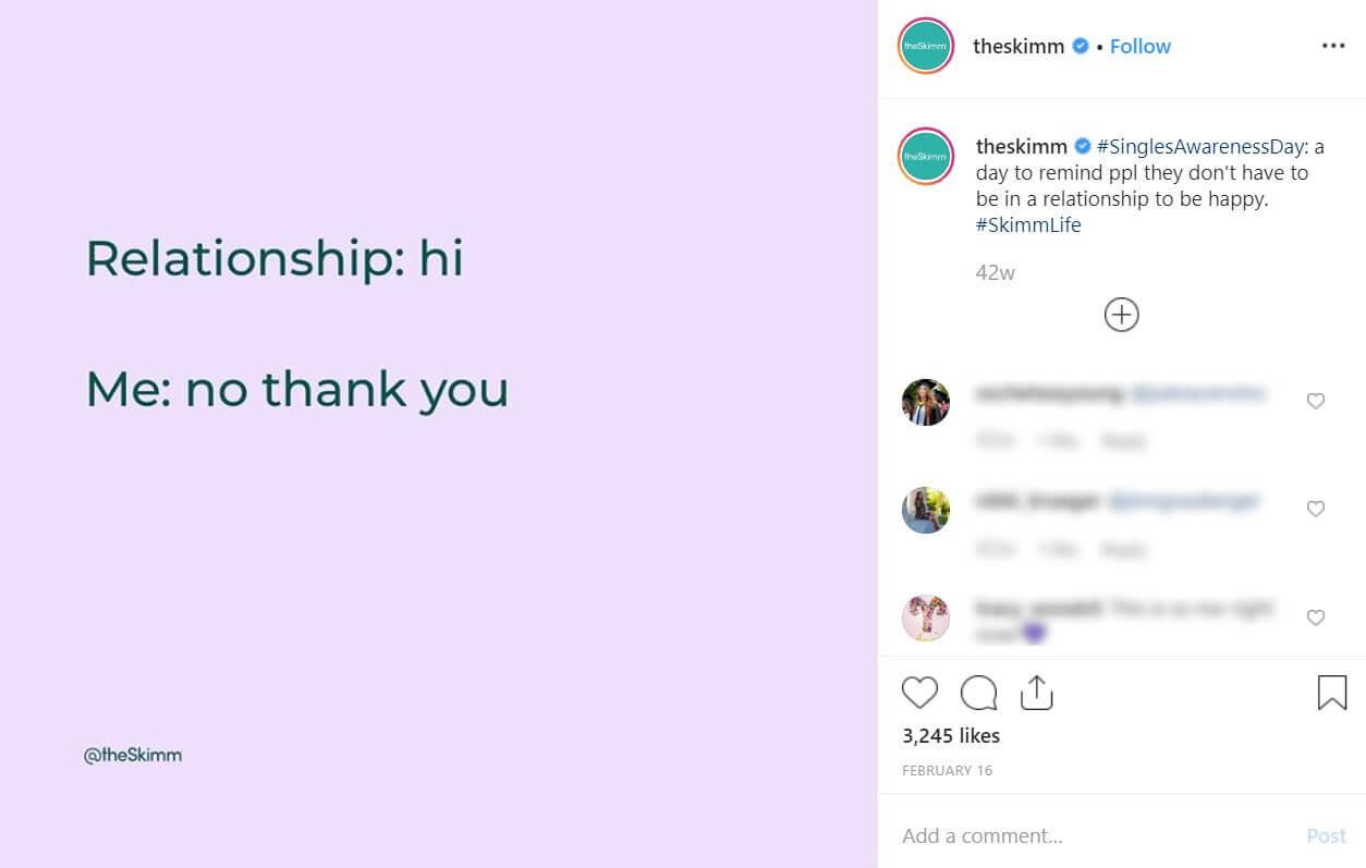 Anti Valentine's Day Instagram