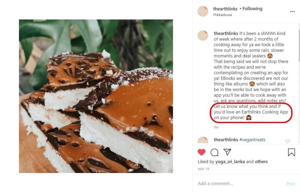 add a "call to action" to your social media posts