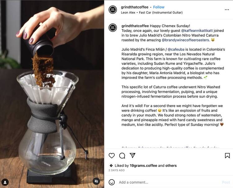 Daily Hashtags - coffee promo