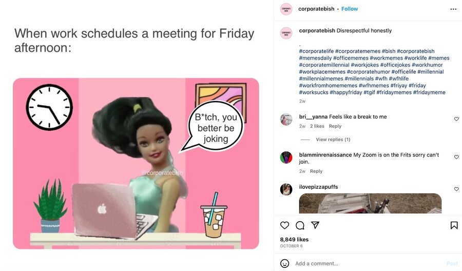 Daily Hashtags - Friyay