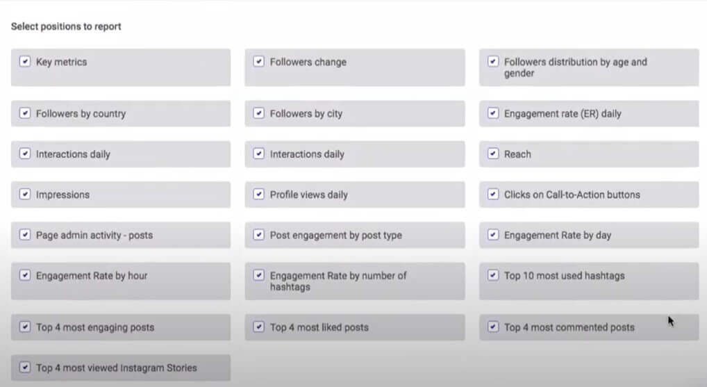How to create a monthly social media report