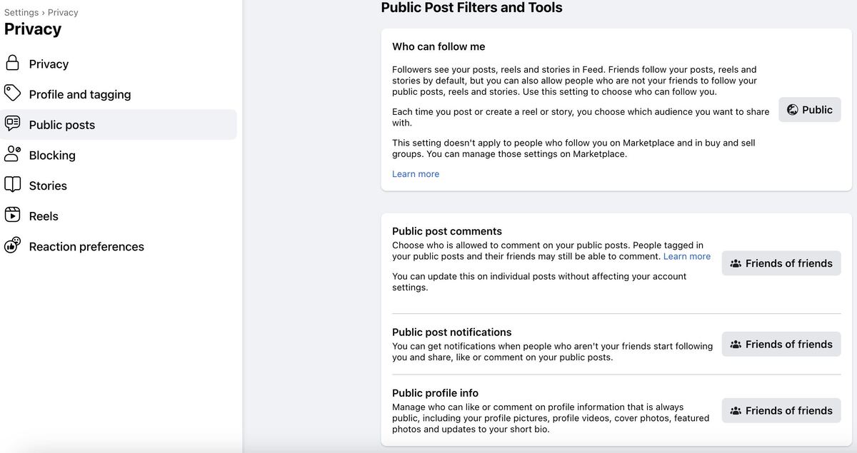 How to turn off comments on Facebook