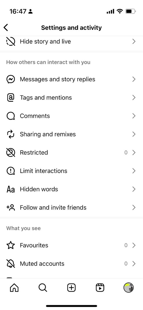 Instagram hacks - filter comments based on keywords
