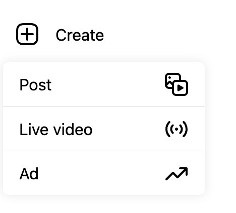 Instagram hacks - selecting the type of content