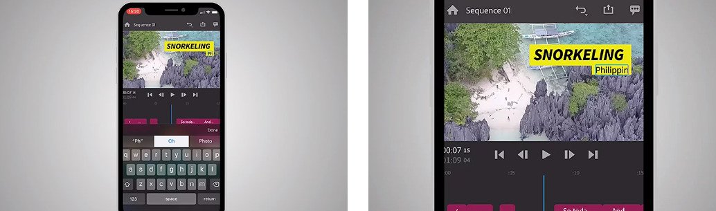 Instagram reels editing app - Adobe Premiere Rush