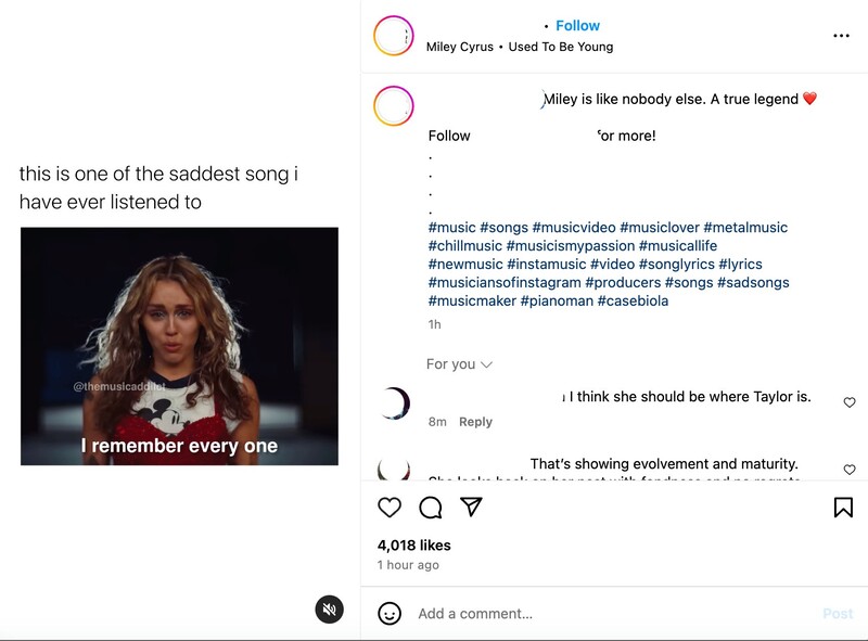Instagram Reels hashtags - Music hashtags for Instagram Reels
