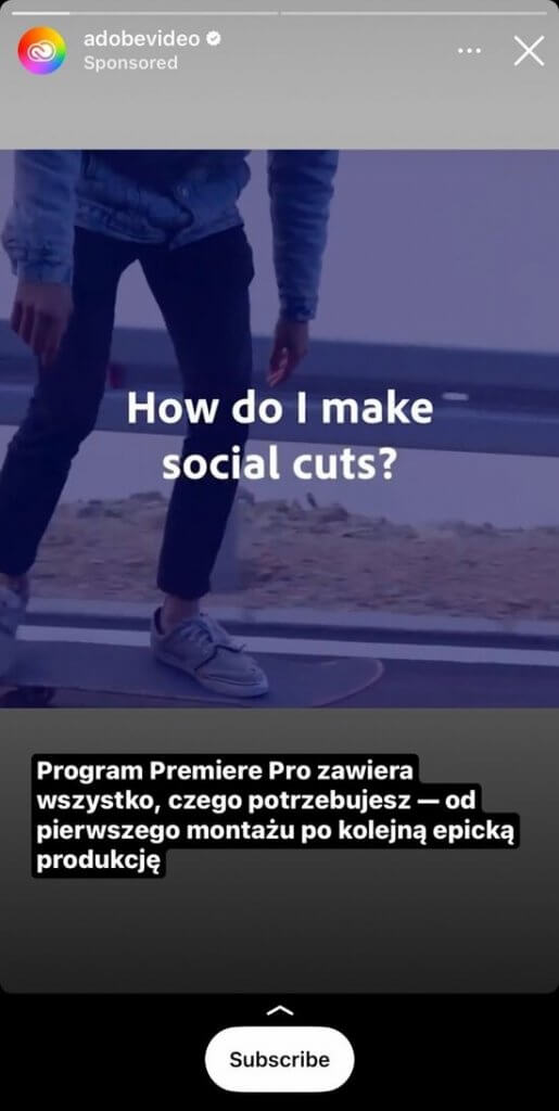 instastories - adobevideo ig story