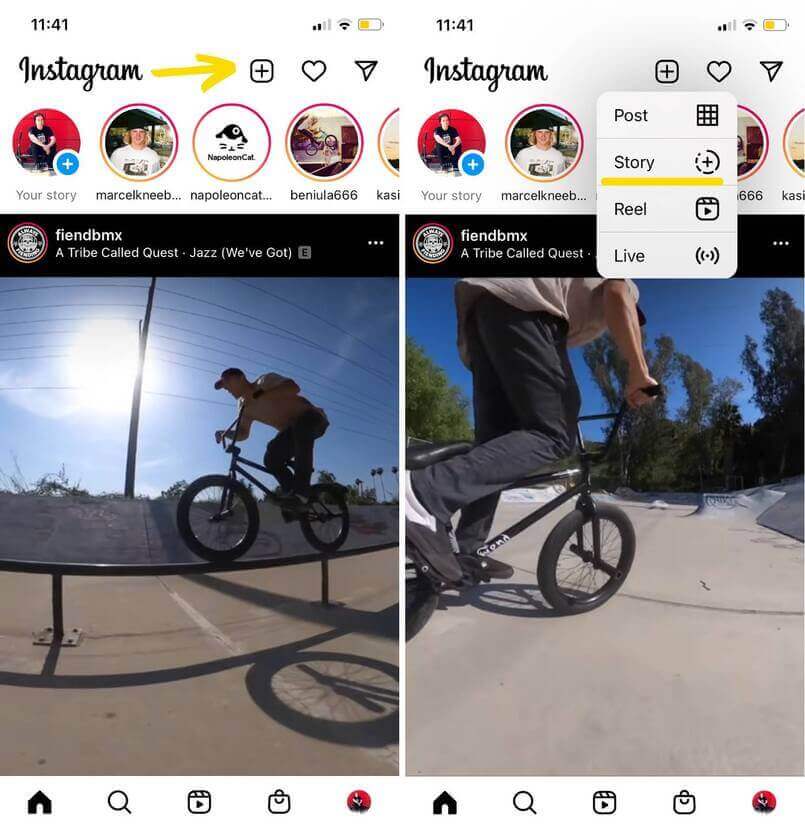 instastories - jak udostępniać relacje