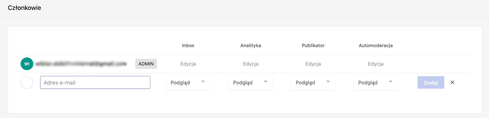 Jak Prezentować Dane z Mediów Społecznościowych Klientom - ustawienia dostępu dla klientów w NapoleonCat