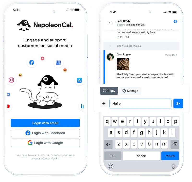 social inbox on the go