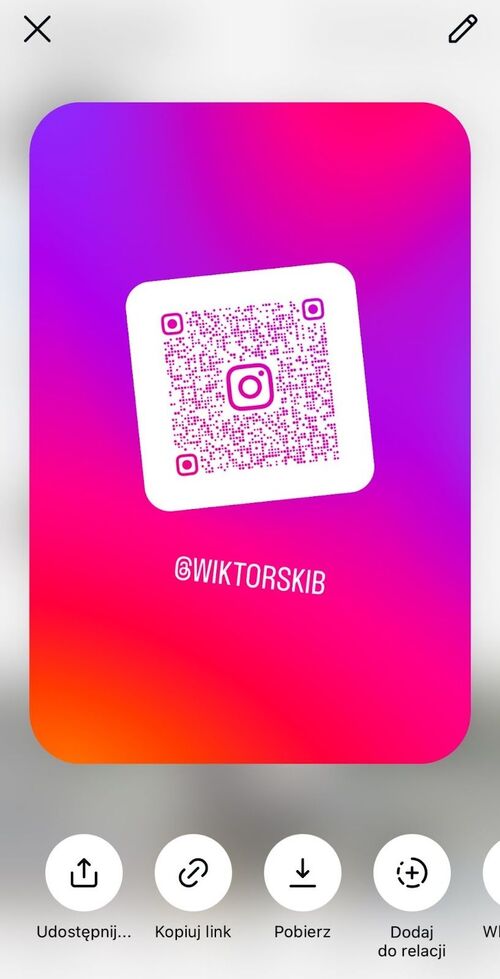 Nowe funkcje na IG - wizytówka profilu na IG 2