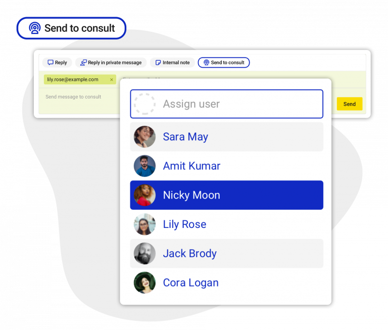 team and collaboration social inbox