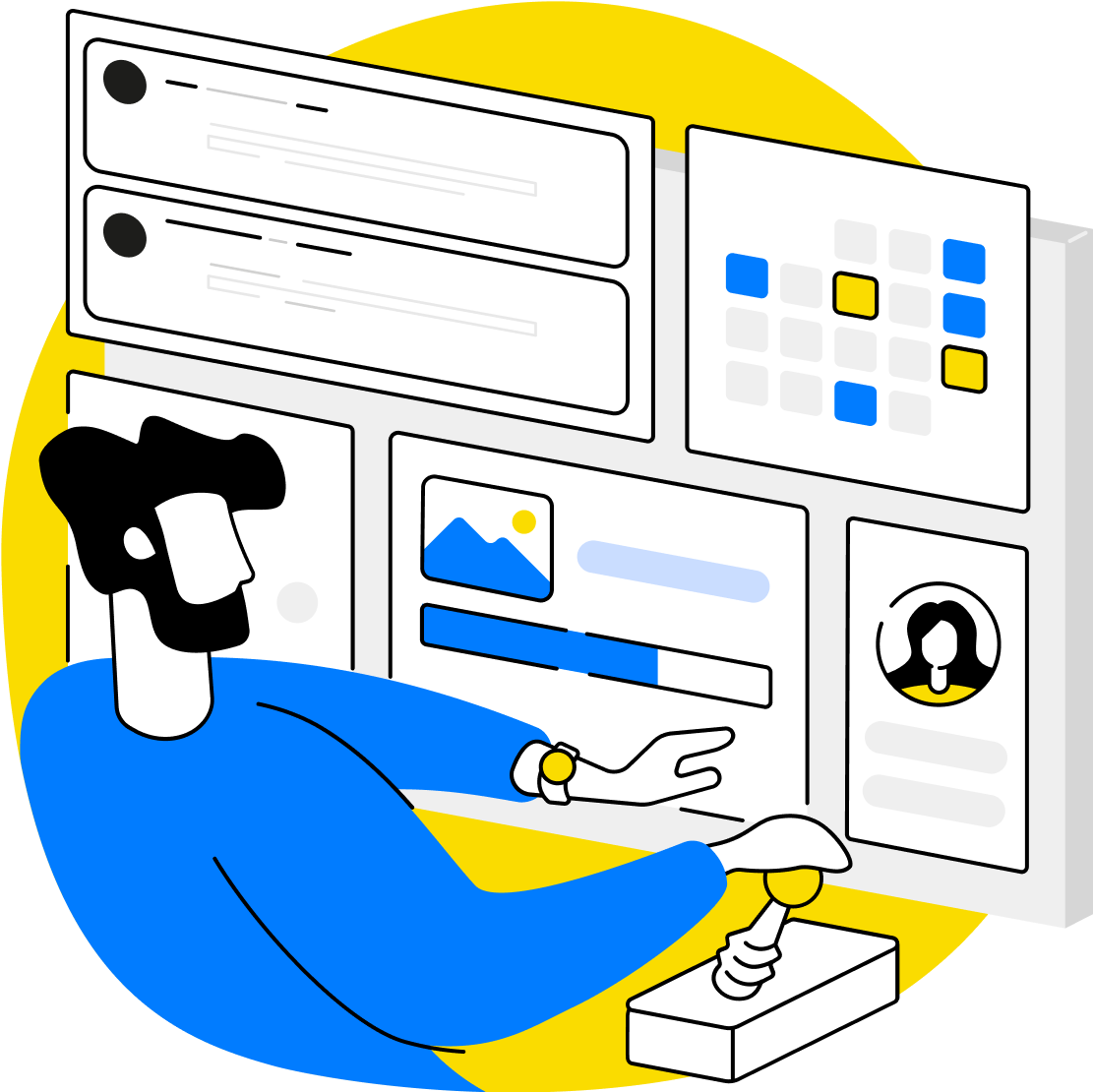 social media dashboard